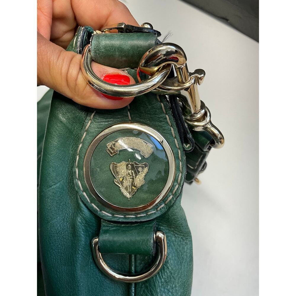 Gucci Green Leather Shoulder Hobo Bag Gold Hardware - Picture 12 of 16
